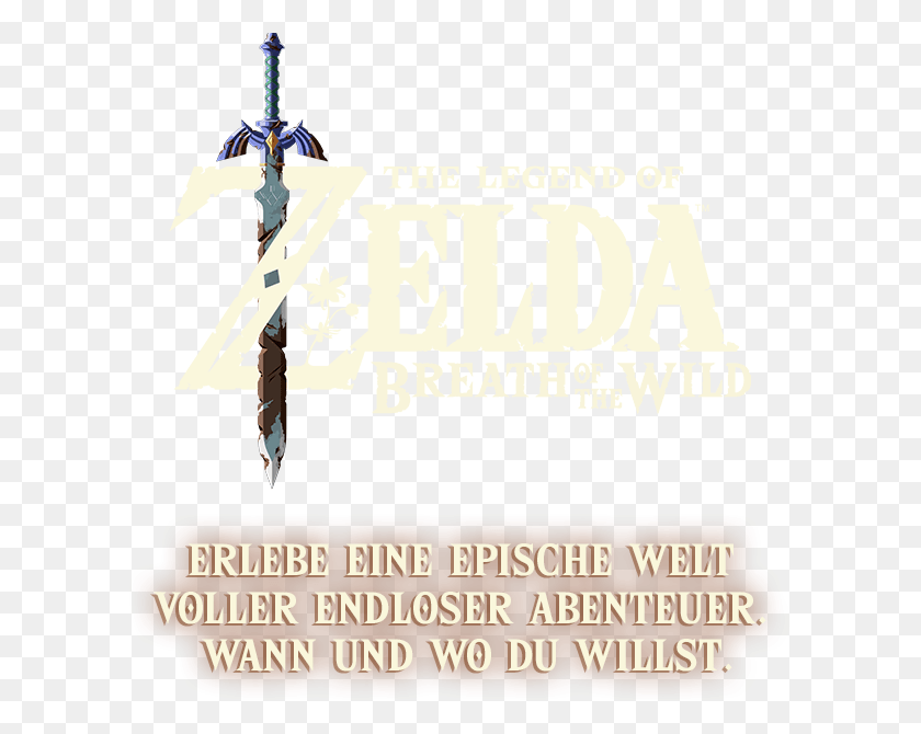 606x610 Legend Of Zelda Breath Of The Wild Master Sword, Advertisement, Poster, Flyer HD PNG Download