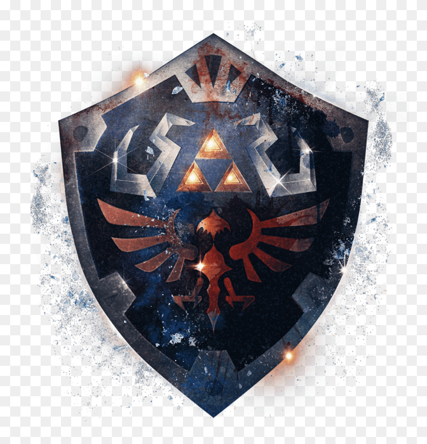 771x814 Legend Of Zelda Hylian Shield Art, Armor, Crystal, Clock Tower HD PNG Download