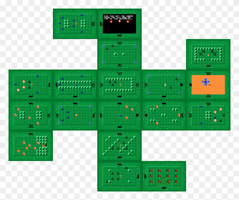 1280x1056 Legend Of Zelda Maps, Electronics, Electronic Chip, Hardware HD PNG Download