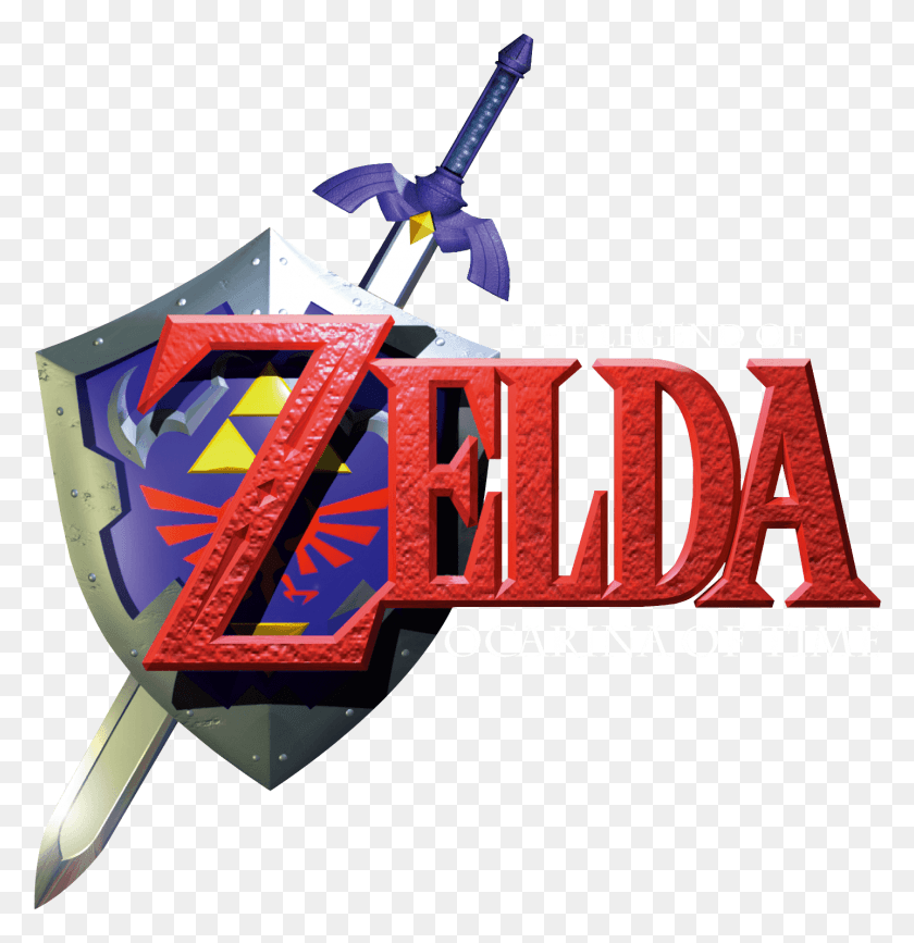1436x1487 Legend Of Zelda Ocarina Of Time Zelda Ocarina Of Time Logo, Weapon, Weaponry, Word HD PNG Download