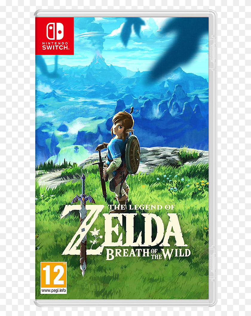 616x997 Descargar Png / La Leyenda De Zelda Switch, Cartel, Publicidad, Persona Hd Png