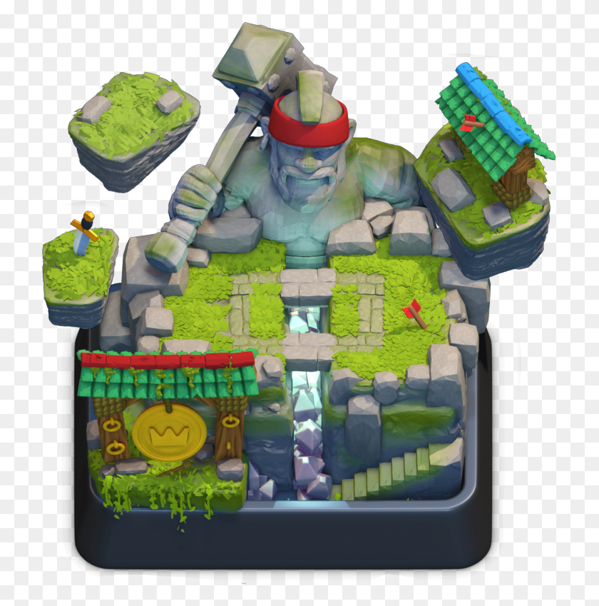 721x789 Legendary Arena Arene 10 Clash Royale, Toy, Plant, Minecraft HD PNG Download