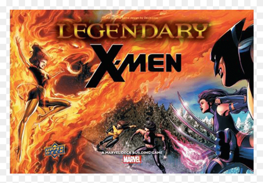 801x539 Legendary X Men Legendary X Men Expansion, Poster, Advertisement, Person HD PNG Download