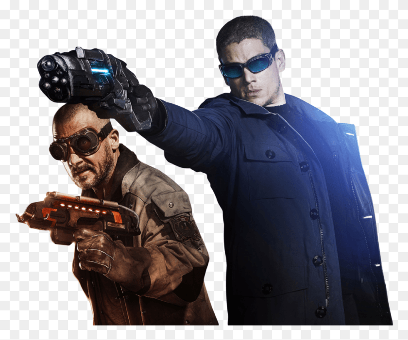 933x767 Legends Of Tomorrow Legends Of Tomorrow Mick And Snart, Person, Human, Sunglasses HD PNG Download
