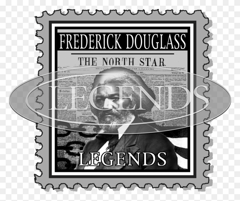 785x649 Legends Urban Wear Frederick Douglass, Postage Stamp, Person, Human HD PNG Download