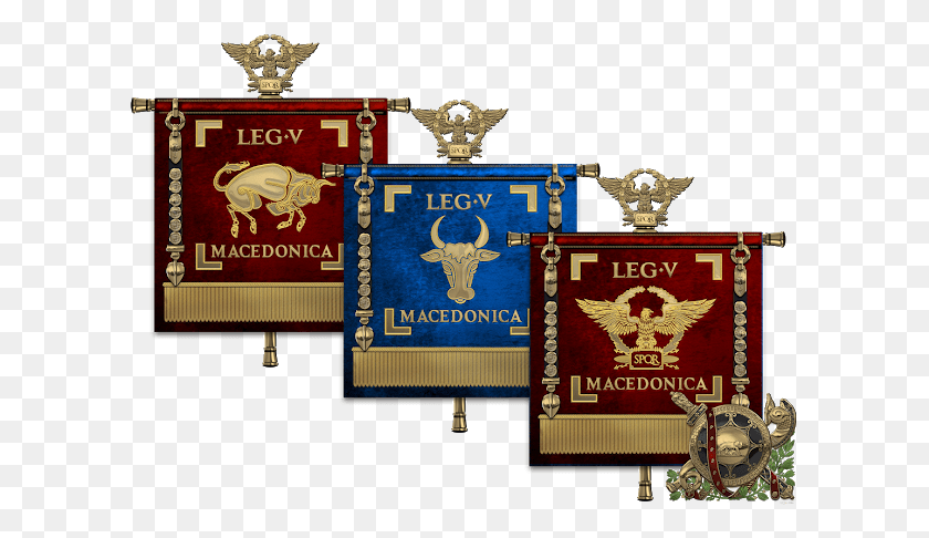 605x426 Legio Quinta Macedonica Was A Roman Legion Emblem, Symbol, Logo, Trademark HD PNG Download