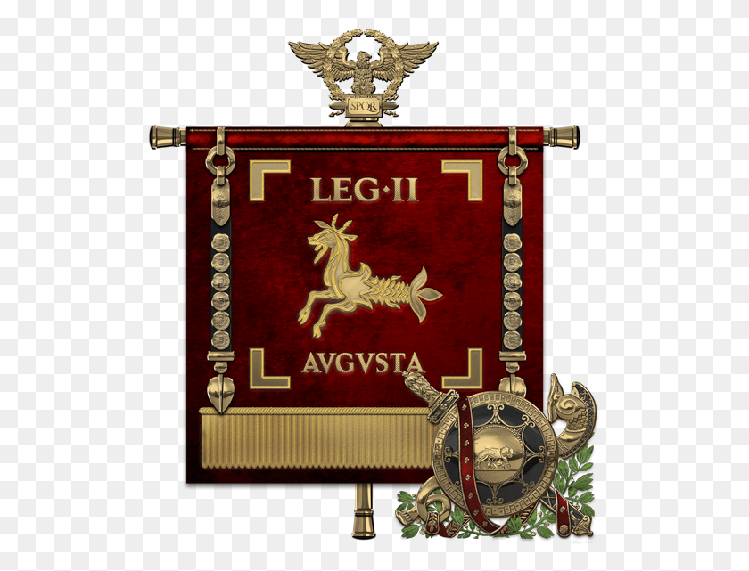 509x581 Legio Secunda Augusta Was A Legion Of The Imperial Roman Legion, Symbol, Logo, Trademark HD PNG Download