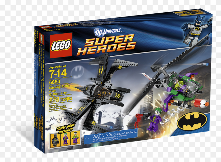 1001x716 Lego Batman Batwing Toys, Person, Human, Monitor HD PNG Download