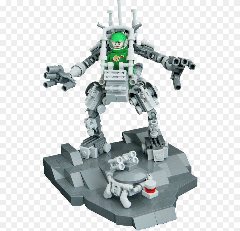 Lego Brick Mecha, Robot, Toy PNG