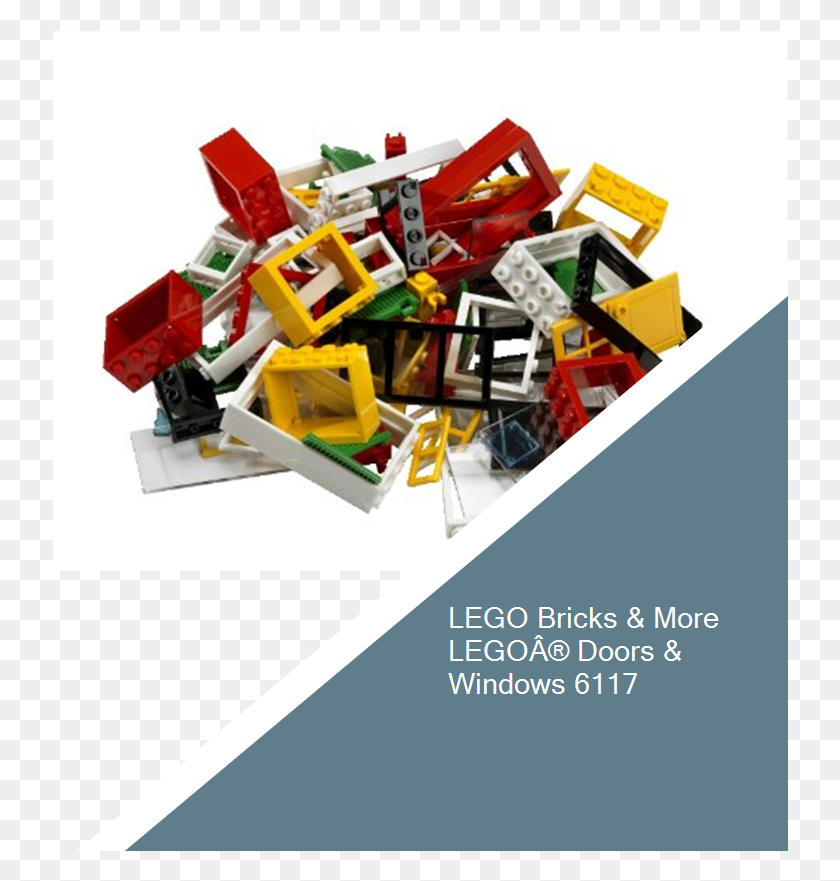 736x821 Descargar Png / Lego Bricks Amp More Lego Doors Amp Windows 6117 Lego Fenster Und Tren, Juguete, Anuncio, Cartel Hd Png