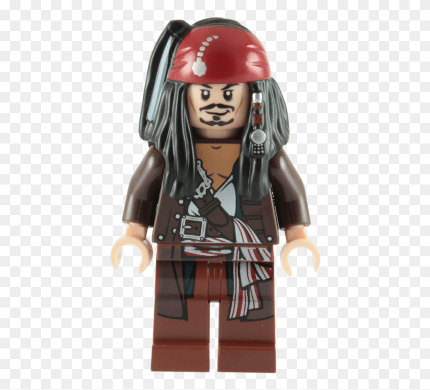 416x701 Lego Capitán Jack Sparrow Png / Minifigura Png