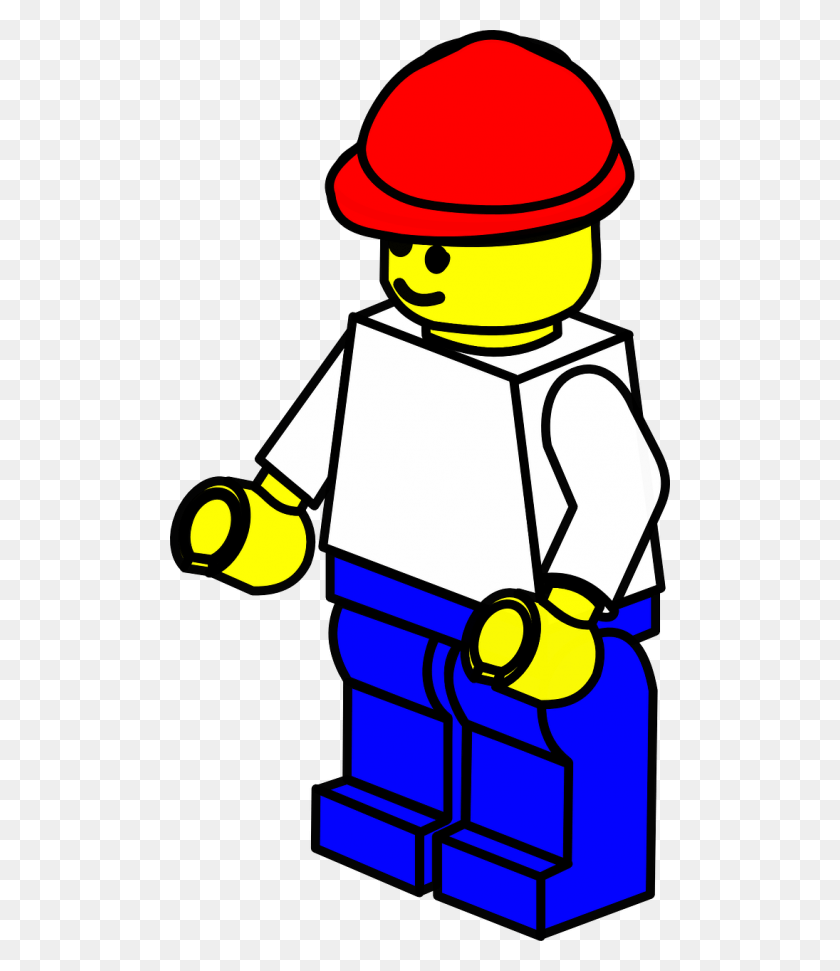 500x911 Descargar Png / Trabajador De La Construcción De Lego Hd Png