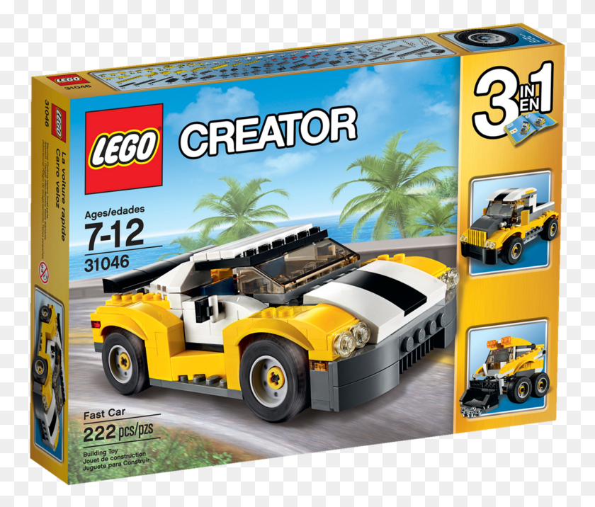 759x656 Lego Creator 3 In 1 Fast Car, Wheel, Machine, Tire HD PNG Download