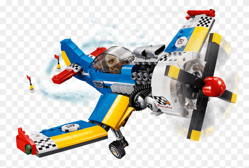 2133x1385 Lego Creator 3in1 Race Plane 31094 Building Set Lego, Toy, Machine, Motor HD PNG Download