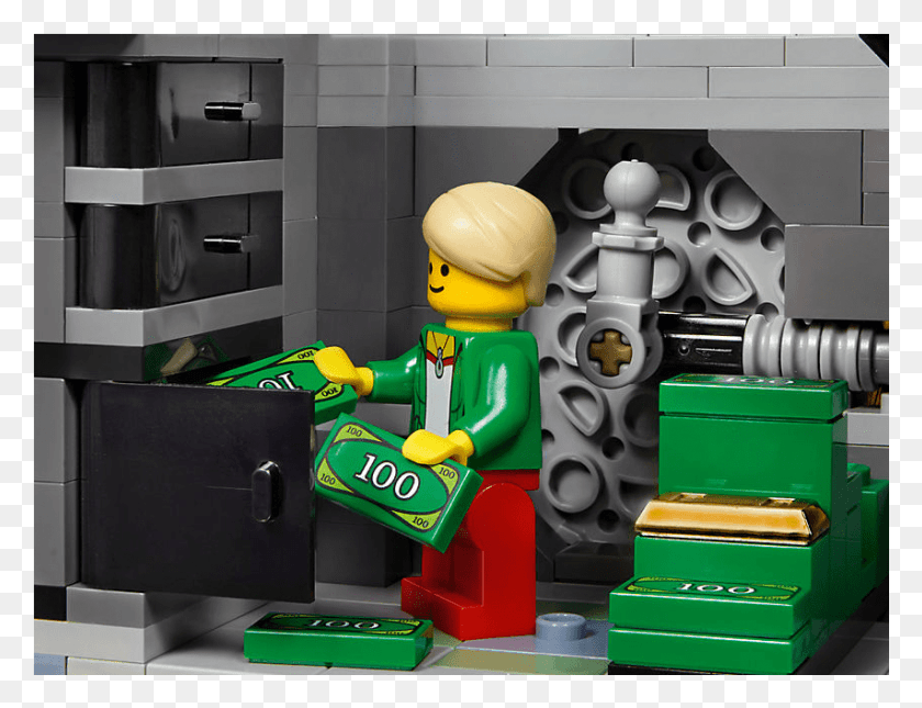 853x640 Lego Creator Brick Lego Brick Bank Vault, Helmet, Clothing, Apparel HD PNG Download