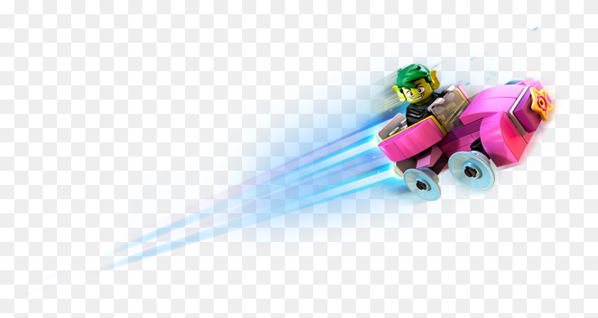 841x418 Lego Dimensions Beast Boy, Kart, Vehicle, Transportation HD PNG Download