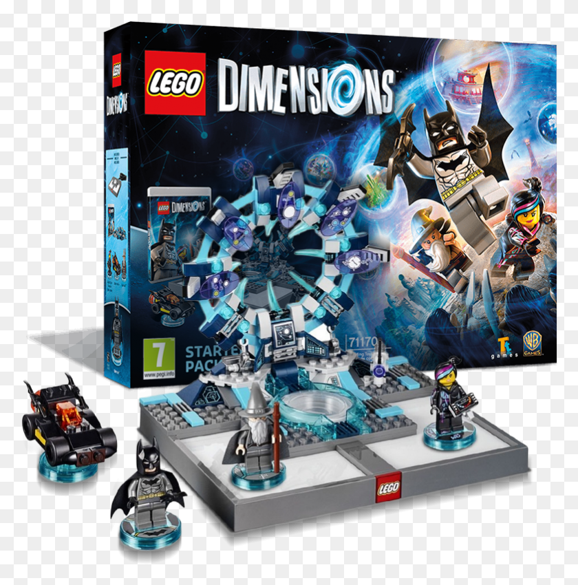 781x792 Lego Dimensions Starter Pack Lego Dimensions Portal Xbox, Robot, Machine, Lab HD PNG Download