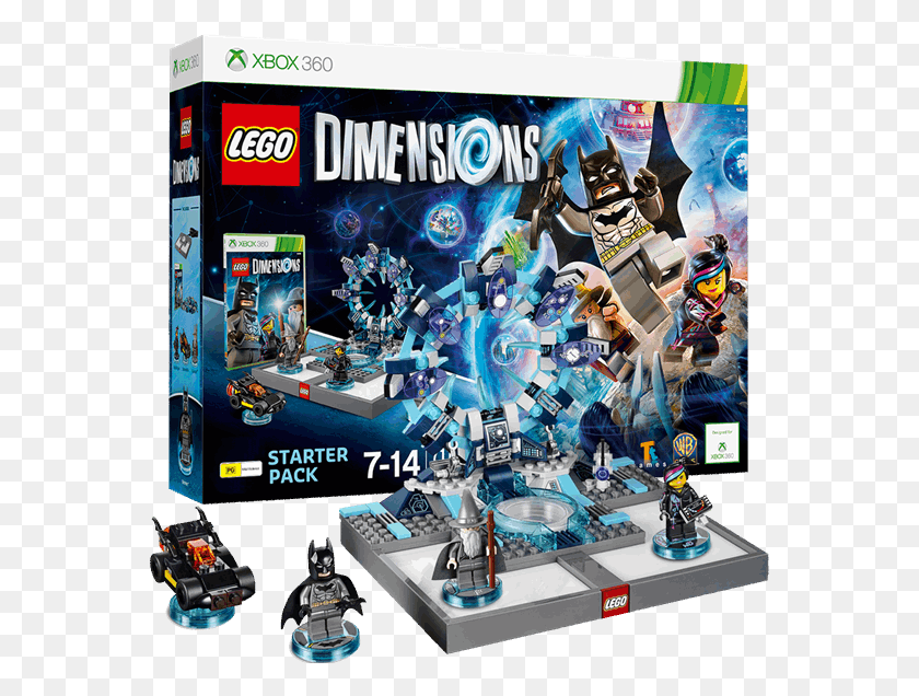 567x576 Descargar Png / Lego Dimensions Starter Pack Lego Dimensions Xbox 360 Starter Pack, Robot, Laboratorio, Electrónica Hd Png