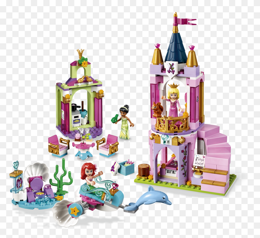2031x1850 Lego Disney Princess Ariel Aurora And Tiana39S Royal Ariel Lego, Persona, Humano, Muebles Hd Png