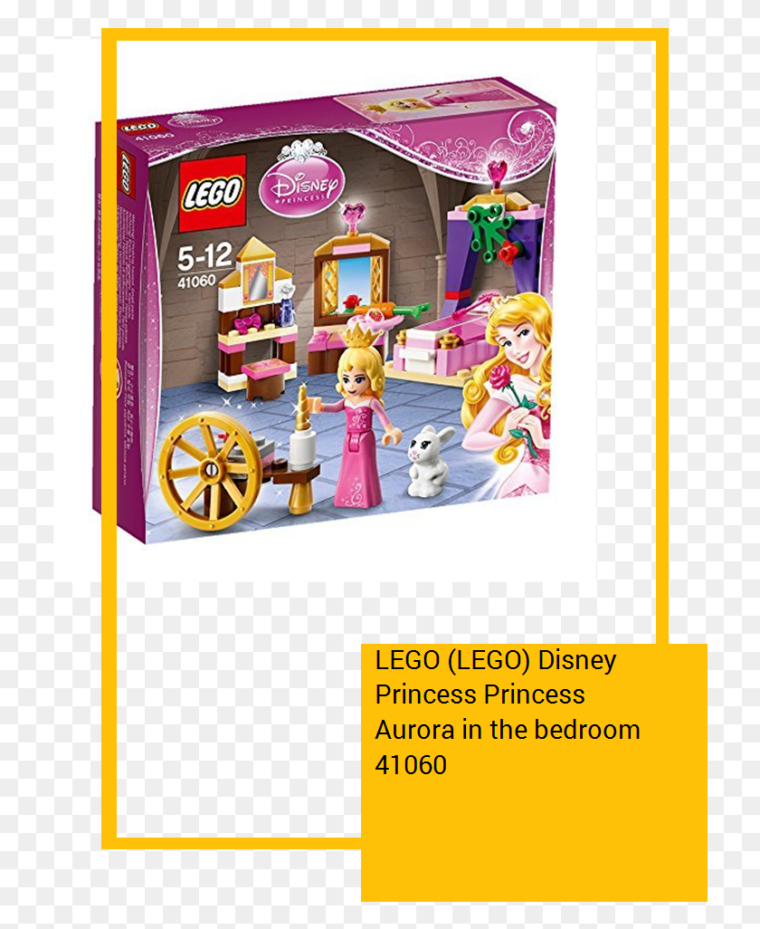 724x966 Lego Disney Princess Princess Aurora In The Bedroom Castle Lego Disney Princess Aurora, Label, Text, Performer HD PNG Download