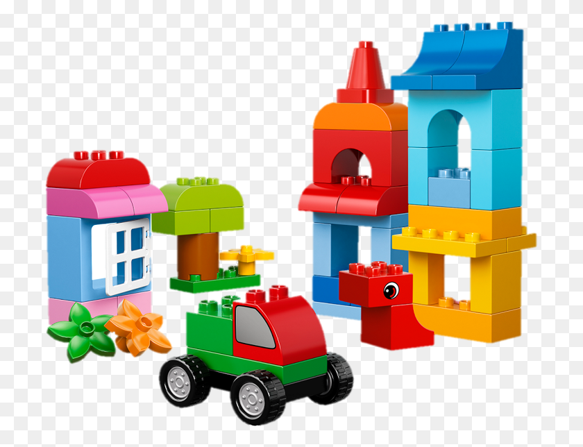 711x584 Descargar Png / Lego Duplo Cubo De Construcción Creativa Hd Png