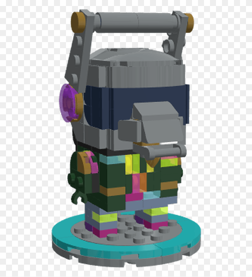 500x861 Lego Fortnite Dj Yonder Lego, Juguete, Máquina, Motor Hd Png