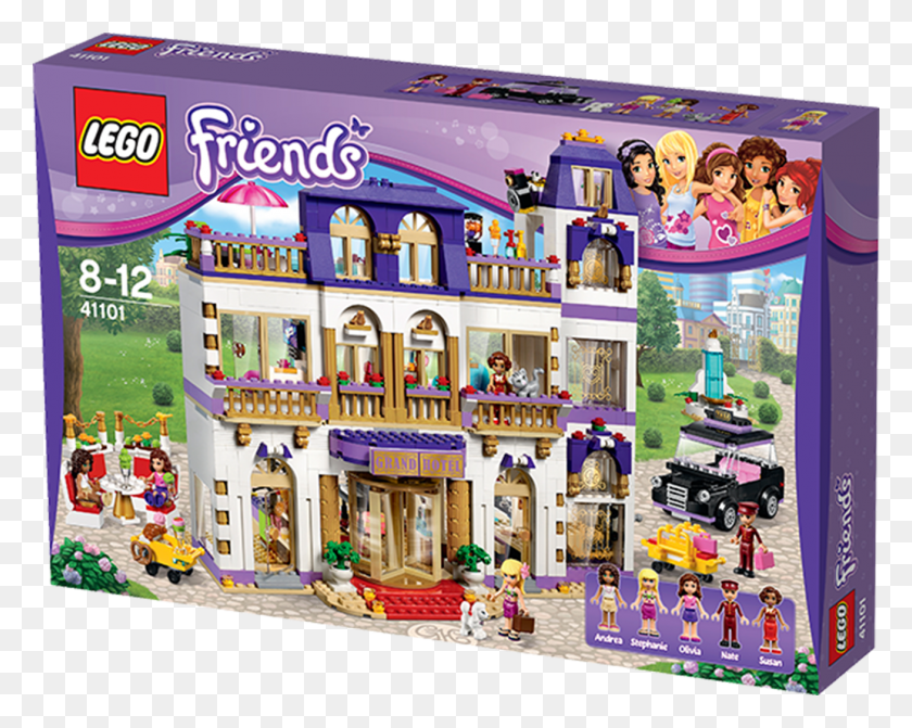 1307x1024 Lego Friends 41101 Heartlake Grand Hotel Lego Friends Grand Hotell, Человек, Человек, Окрестности Hd Png Скачать