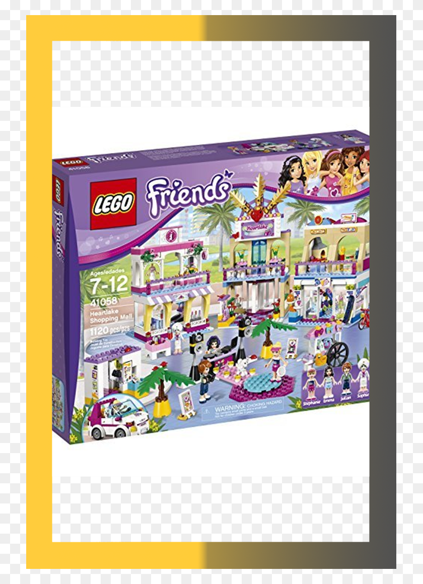 735x1100 Lego Friends Heartlake Shopping Mall 41058 Building Lego, Neighborhood, Urban, Jigsaw Puzzle HD PNG Download