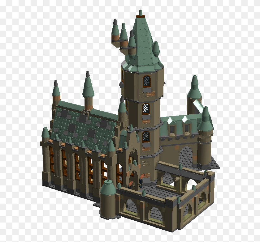 581x723 Lego Harry Potter 2018 D2c Hogwarts Castle, Toy, Architecture, Building HD PNG Download