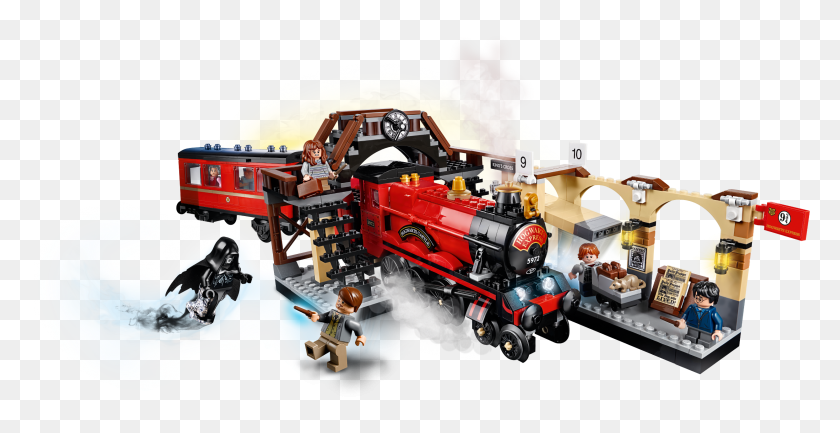 2484x1189 Лего Гарри Поттер Экспресс, Машина, Двигатель, Мотор Hd Png Скачать