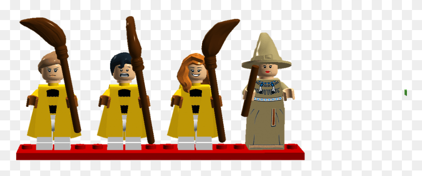 1109x415 Lego Harry Potter Quidditch Hufflepuff Cartoon, Person, Human, Clothing HD PNG Download