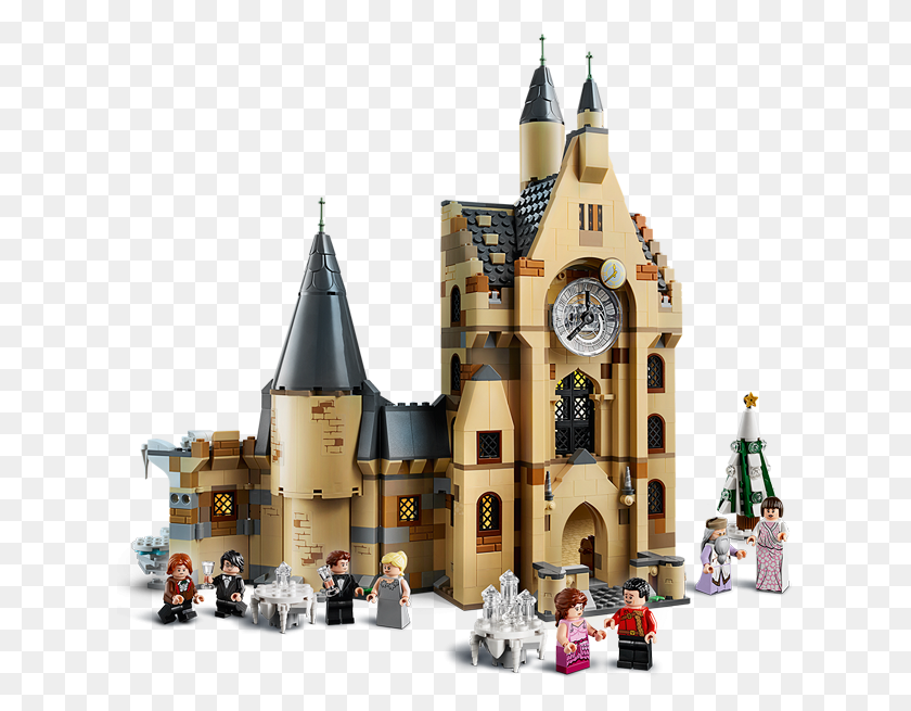 625x595 Lego Hogwarts Clock Tower, Architecture, Building, Spire HD PNG Download