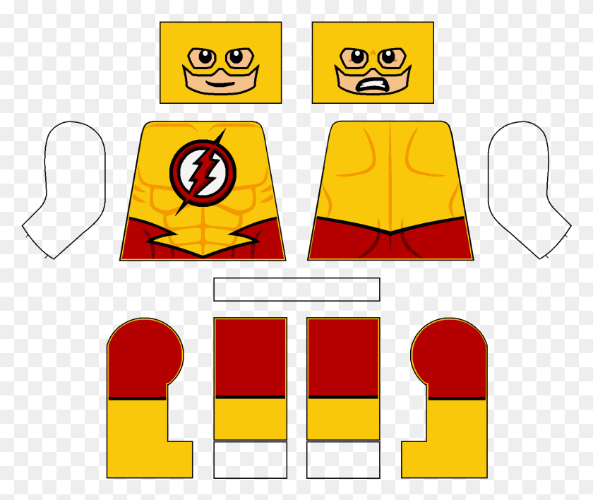 1512x1257 Lego Kid Flash Decals Wally West Lego Decals, Pac Man, Text HD PNG Download