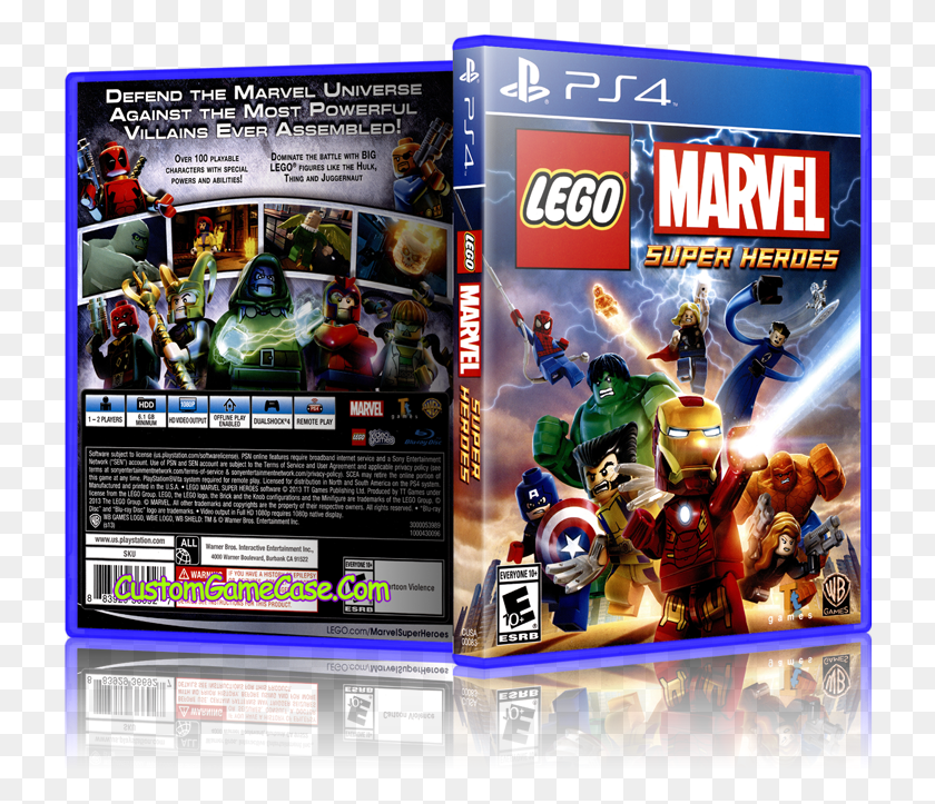 728x663 Лего Марвел Супер Герои Лего Мстители Ps4 Обложка, Человек, Человек, Диск Hd Png Скачать