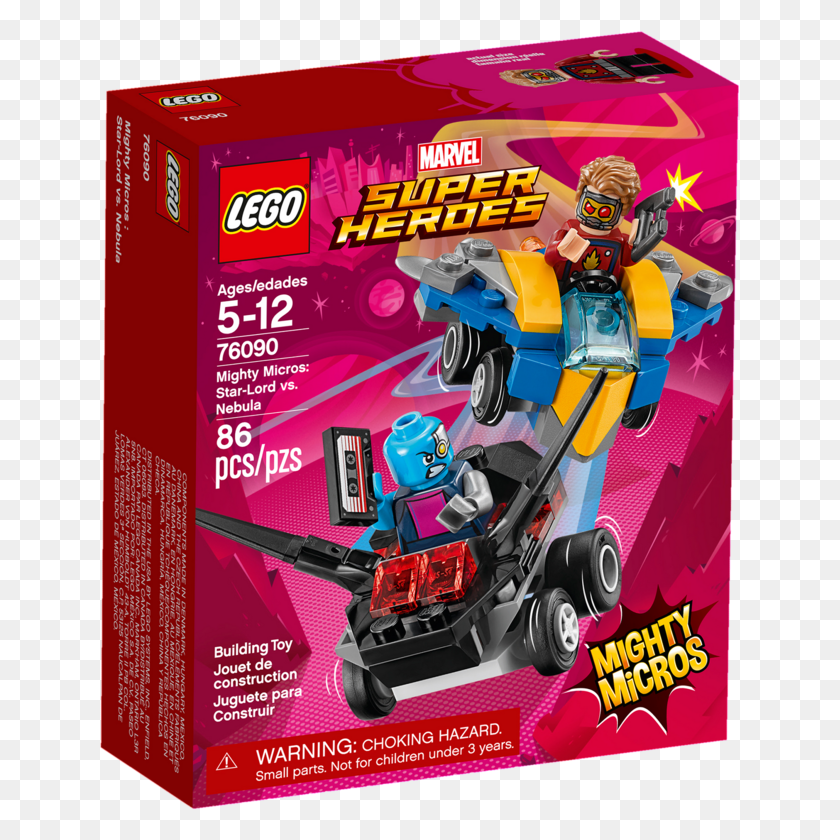 641x780 Lego Mighty Micros Звездный Лорд Против Туманности, Игрушка, Колесо, Машина Png Скачать