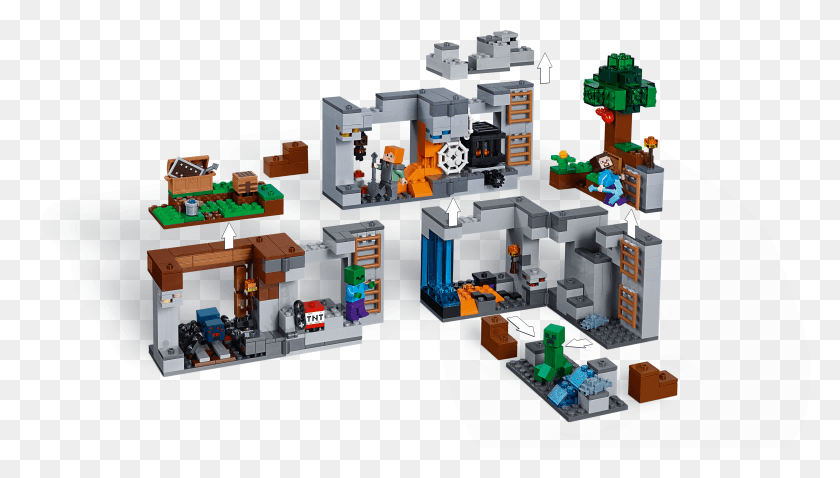 3015x1618 Lego Minecraft Bedrock Adventures, Игрушка, Робот, Машина Hd Png Скачать
