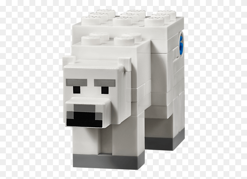 420x547 Lego Minecraft Polar Bear, Adapter, Plug, Electrical Outlet HD PNG Download