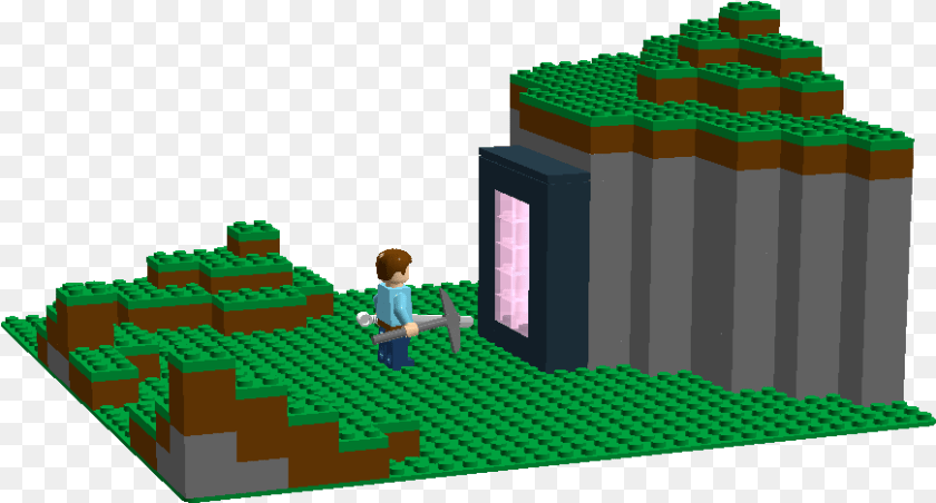 870x468 Lego Minecraft Portal Do Netheru, Person, Indoors Transparent PNG
