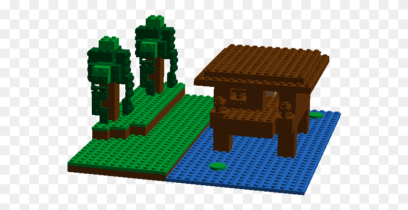 564x373 Lego Minecraft The Swampwitches Hut, Toy, Nature, Outdoors HD PNG Download