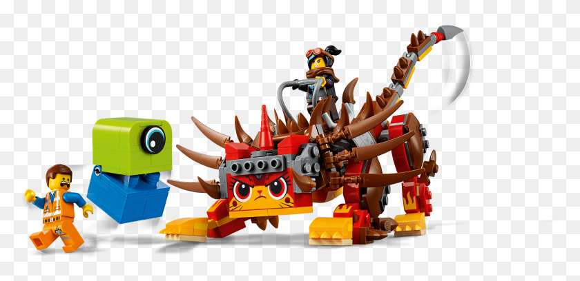 2449x1094 Lego Movie 2 Ultrakatty, Toy, Amusement Park, Person HD PNG Download