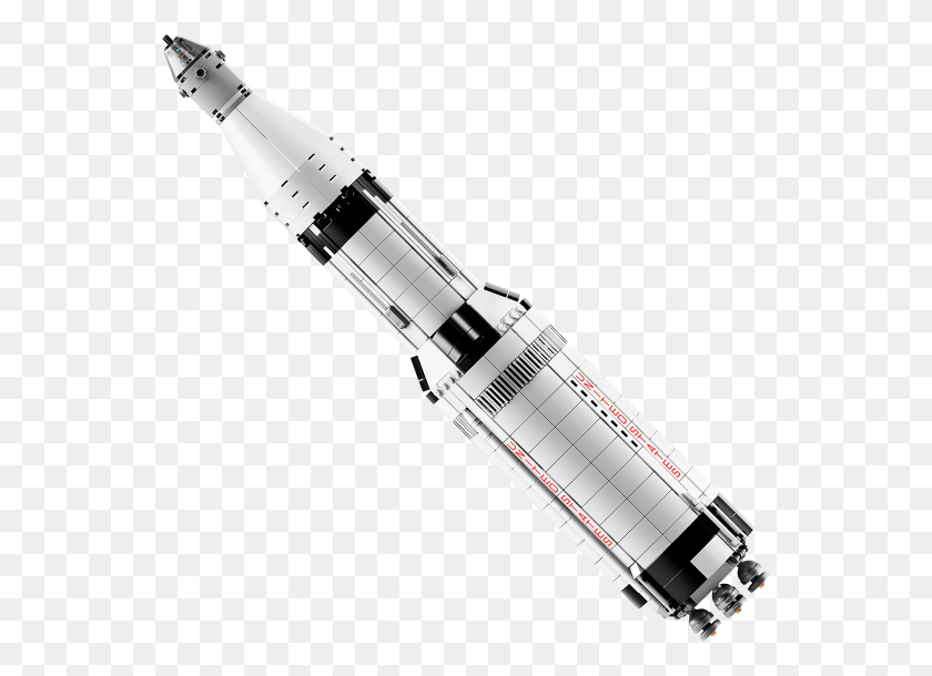 550x550 Descargar Png / Lego Nasa Apollo Saturno V Png