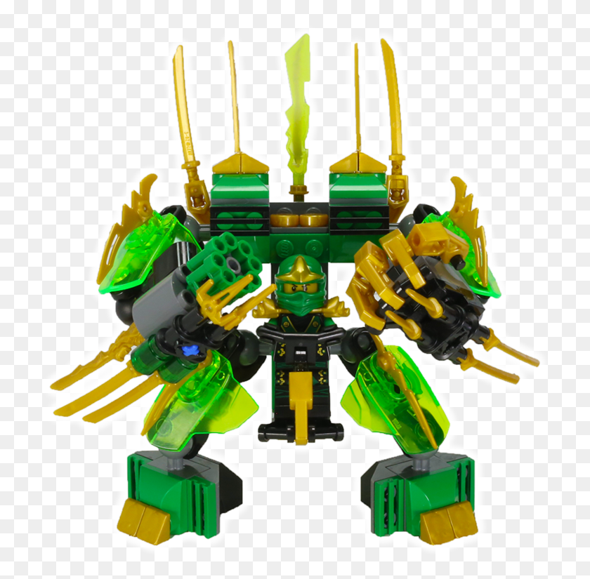 733x765 Лего Ниндзяго Зеленый Мех Лего Ниндзяго Зеленый Мех, Игрушка, Робот Hd Png Скачать