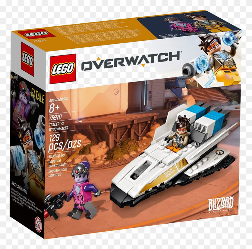 1002x993 Lego Overwatch Tracer Vs Widowmaker, Coche, Vehículo, Transporte Hd Png