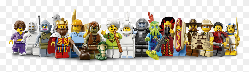 2250x529 Lego Series 13 Minifigures Characters Cartoon, Robot, Toy, Person HD PNG Download
