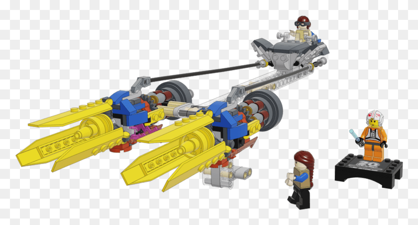 1401x707 Descargar Png Lego Set 75258 1 Anakin39S Podracer 20Th Anniversary Lego, Toy, Transporte, Vehículo Hd Png