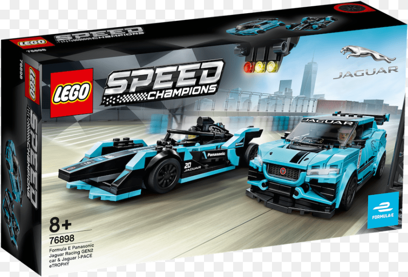 901x612 Lego Speed Champions Formula E Set Lego Speed Champions 2020, Auto Racing, Vehicle, Transportation, Sport PNG