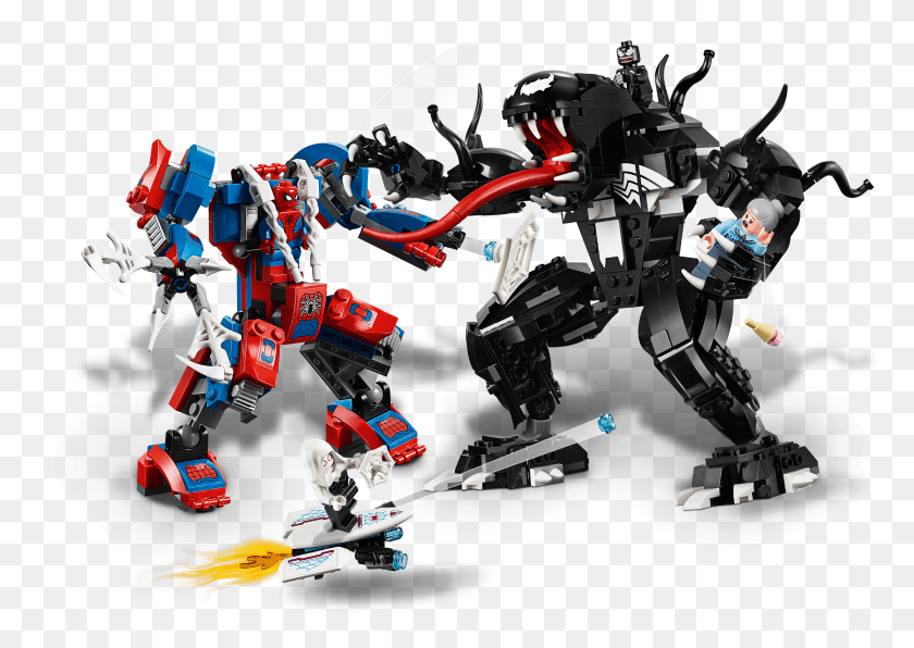 2526x1739 Lego Spider Mech Vs Venom Png / Robot Hd Png