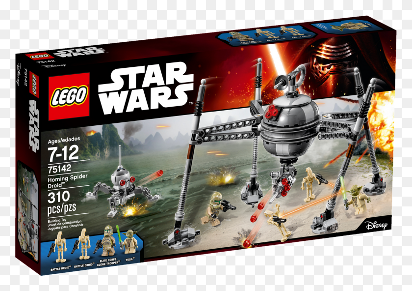 2765x1888 Lego Star Wars 2016 Homing Spider Droid Box Lego Homing Spider Droid HD PNG Download