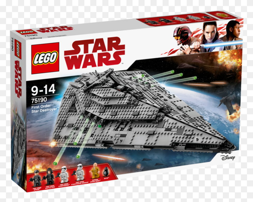 870x683 Lego Star Wars 75190 First Order Star Destroyer, Person, Sports Car, Car HD PNG Download
