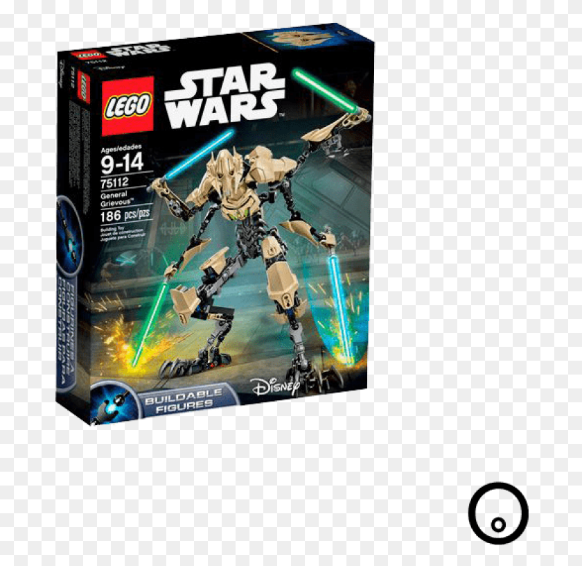 686x756 Лего Звездные Войны: Генерал Гривус, Ореол, Робот Png Скачать